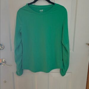 Avia Green Crew Neck Top